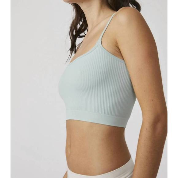 NEW FREE PEOPLE xyz recycled brami top in reflection - Picture 2 of 5